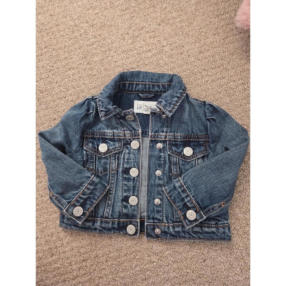 Baby gap jean jacket 6-12 mos